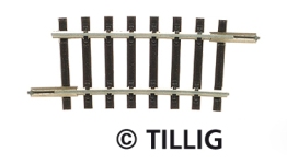 Tillig 83113 - TT Gebogenes Gleis R 14 R 319 mm 7,5°